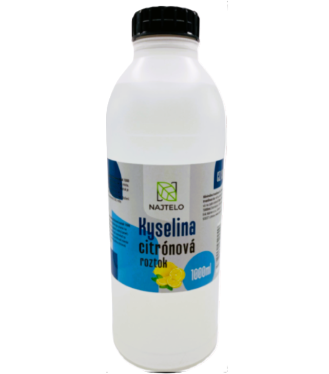 Najtelo kyselina citrónová roztok 1L