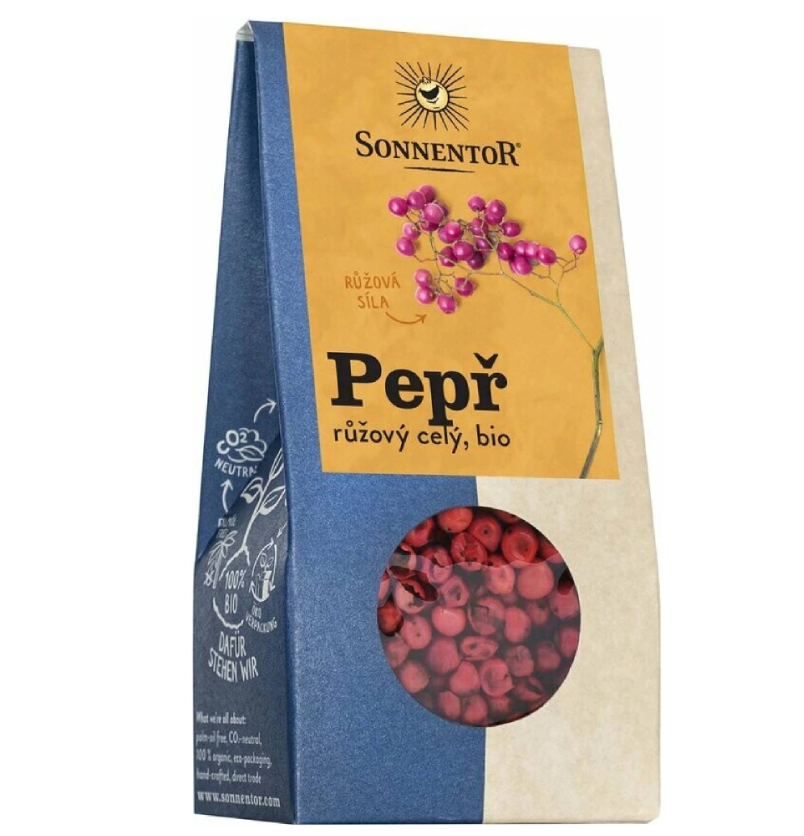 Sonnentor ružové korenie celé BIO 20g