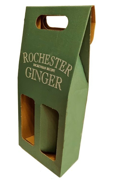 Prázdna darčeková krabica na 2x Rochester Ginger Nealkoholický zázvorový nápoj 725 ml