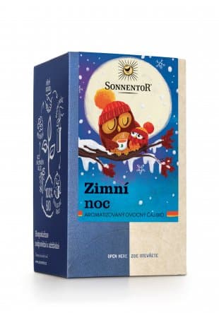 Sonnentor Zimná noc, aromatizovaný ovocný porciovaný čaj 45 g