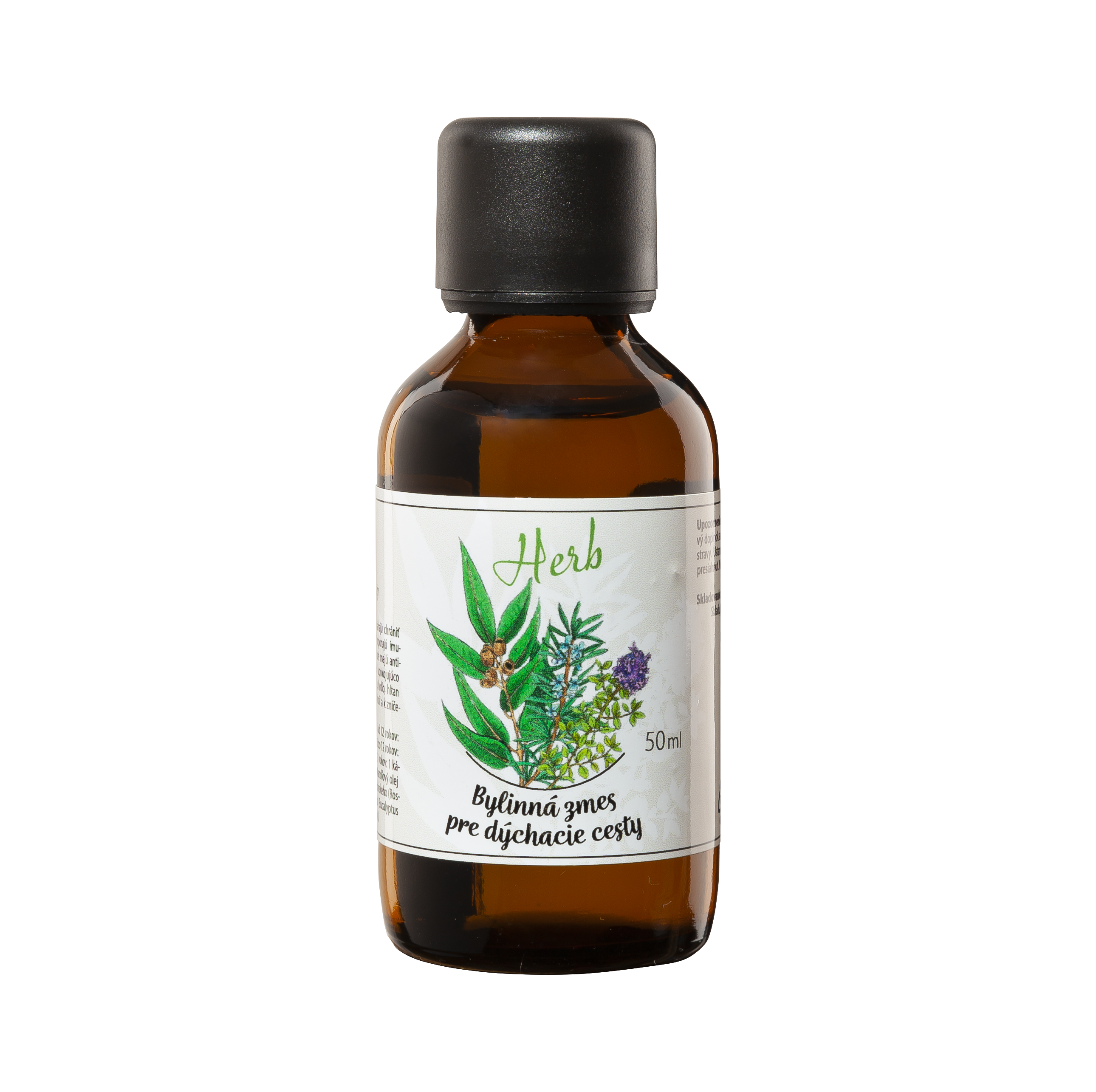 Biomineral Bylinná zmes pre dýchacie cesty 50ml