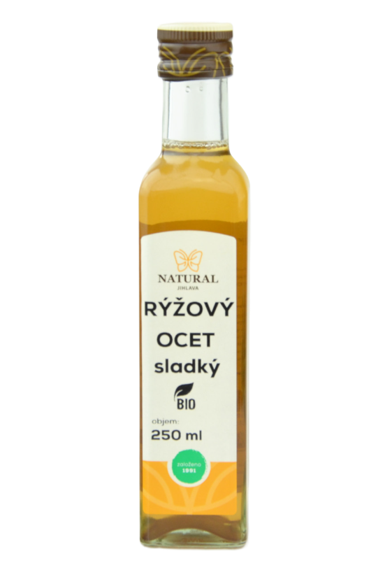 Natural Jihlava ryžový ocot sladký BIO 250ml
