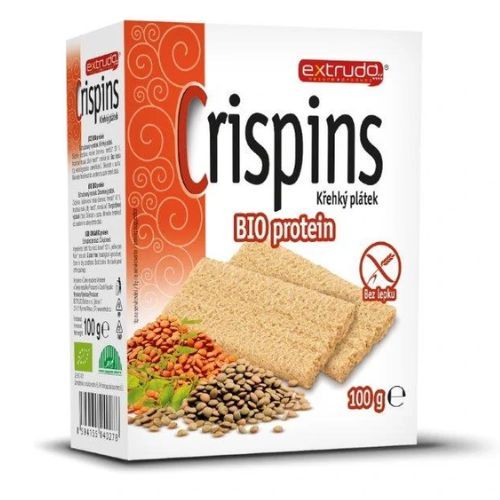 Crispins Extrudo proteínový chlebíček 100g