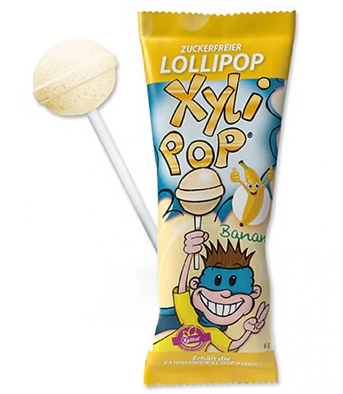Miradent XyliPop lízatko so xylitolom banán 6g