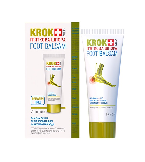 KrokMed Krém na pätnú ostrohu chladivý 75 ml