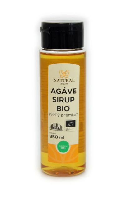 Natural Jihlava Agáve sirup premium svetlý BIO 350 ml