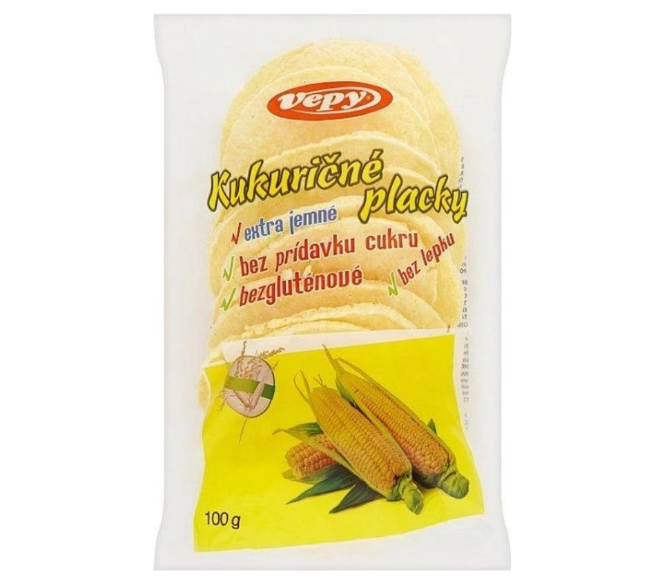 Vepy Kukuričné ​​placky bezlepkové 100g