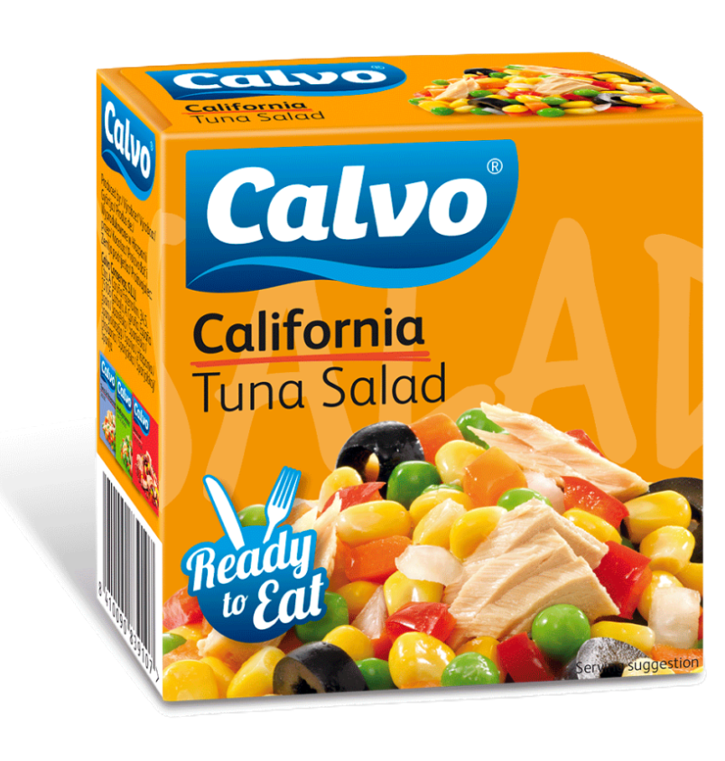 Calvo kalifornský šalát s tuniakom 150 g