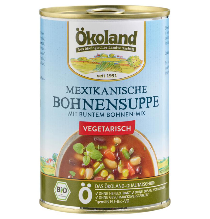 Ökoland Mexická fazuľová polievka 400g BIO