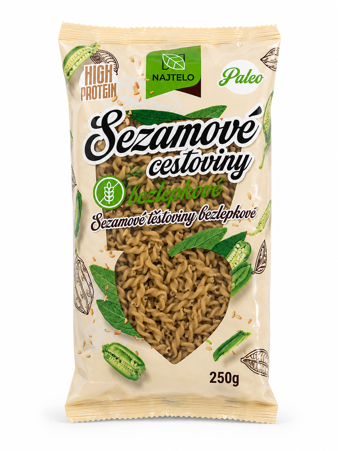 Najtelo sezamové cestoviny vretená 250g