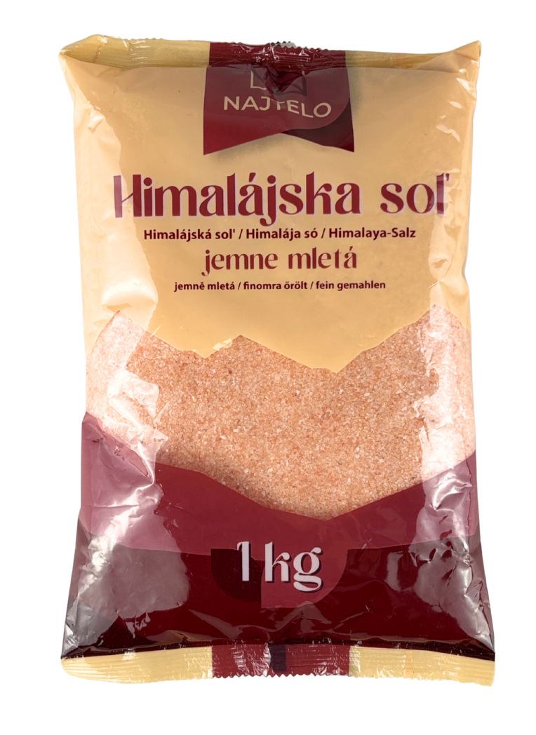 Najtelo Pravá Himalájska soľ ružová jemne mletá 1kg