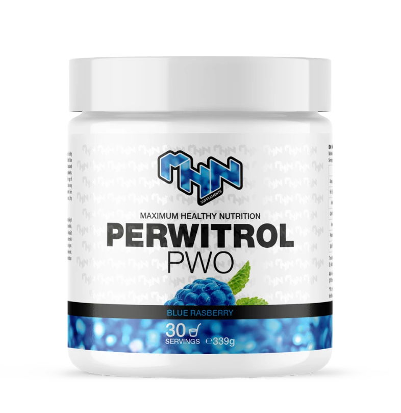 MHN Sport Pre Workout predtréningovka modrá malina 339g