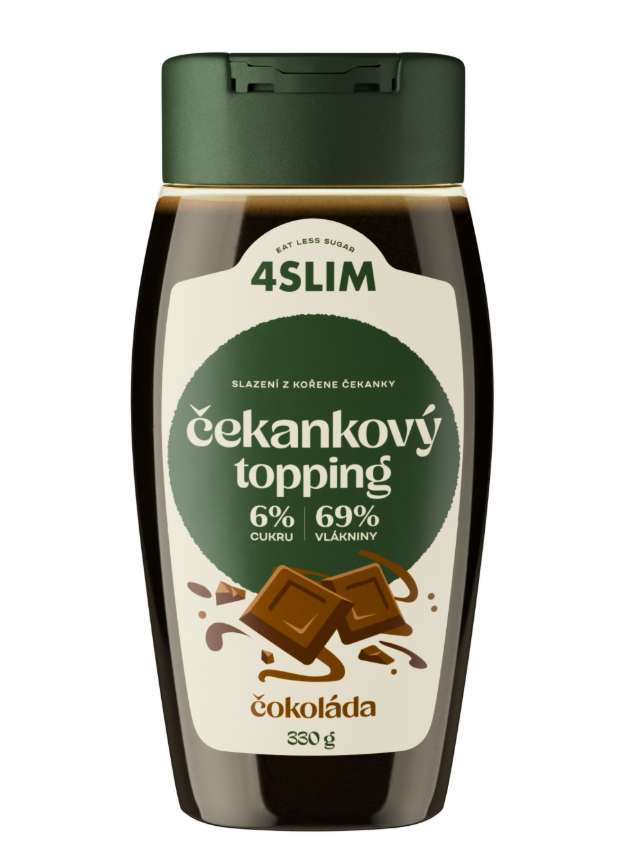 4Slim Čakankový topping čokoláda 330g