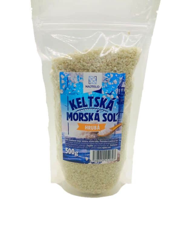Najtelo keltská morská soľ hrubá 500g