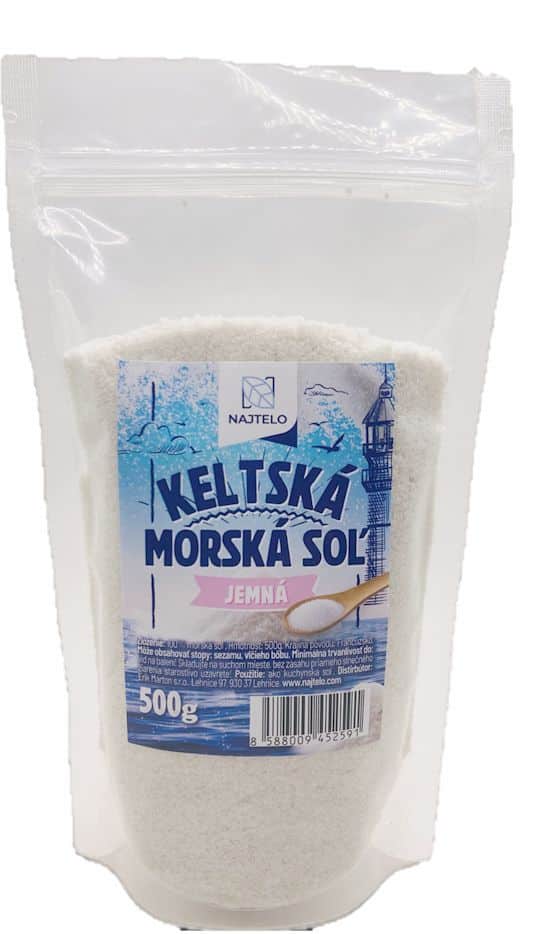 Najtelo keltská morská soľ jemná 500g