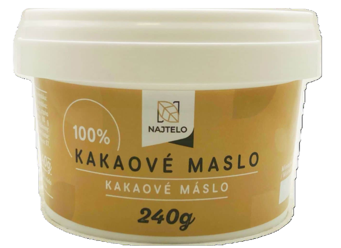 Najtelo kakaové maslo 240g kelímok