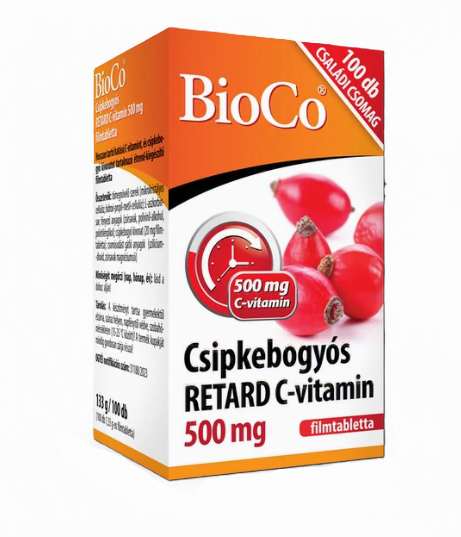 BioCo Vitamín C retard 500 mg so šípkami