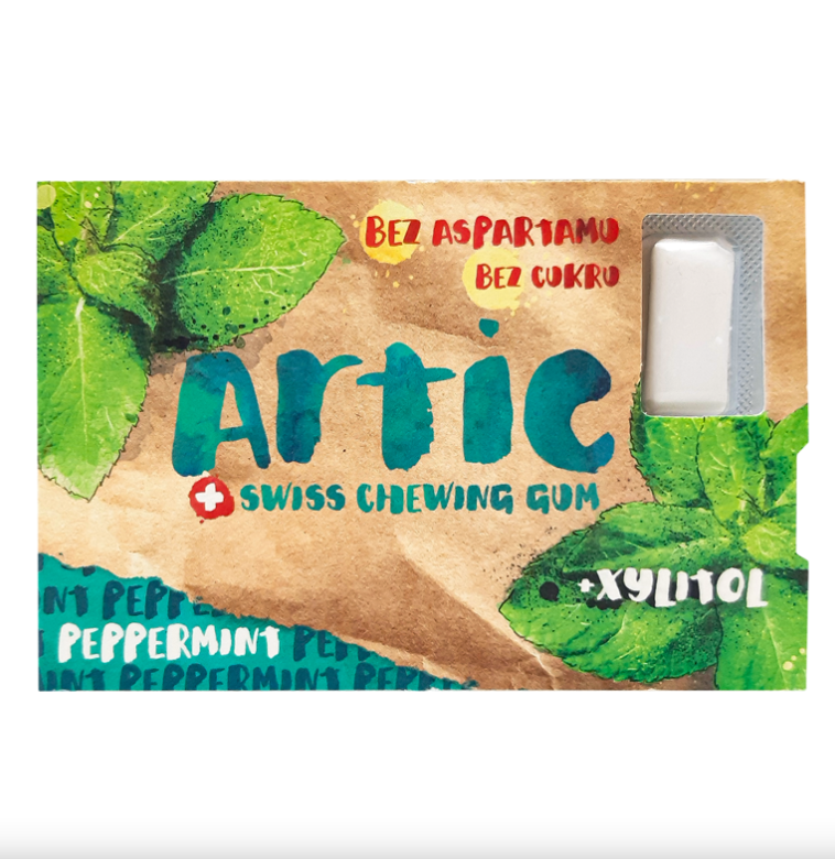 Artic Žuvačky bez cukru s príchuťou Peppermint 10ks