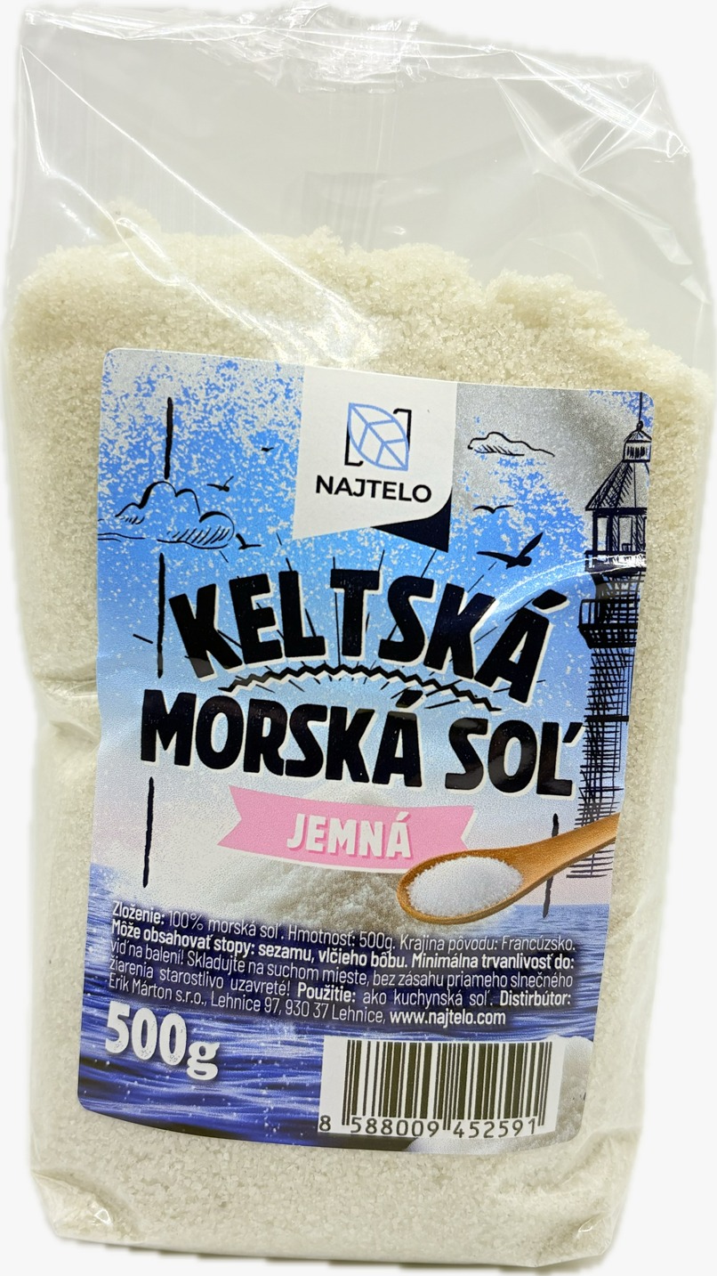 Najtelo keltská morská soľ jemná 500g