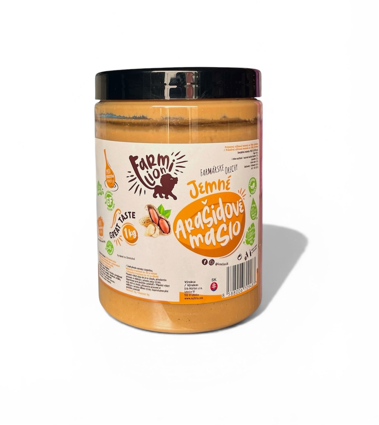 Najtelo Arašidové maslo jemné 1kg