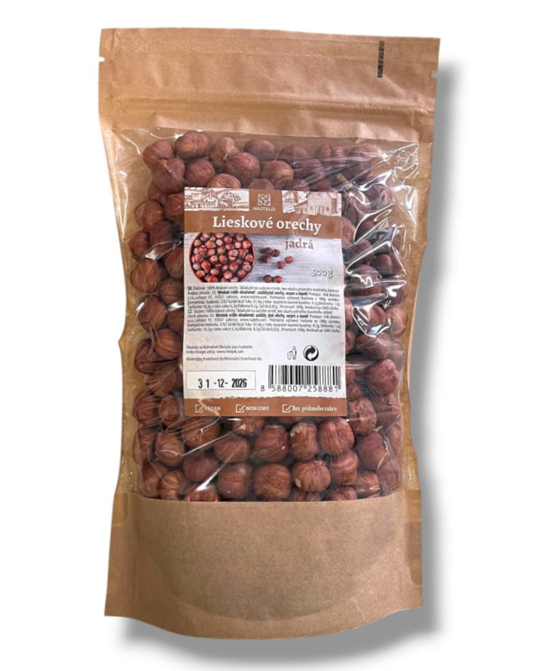 Najtelo lieskové orechy 500g