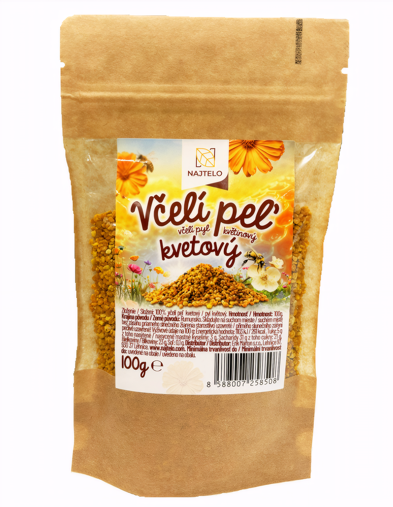 Najtelo včelí peľ kvetový 100g