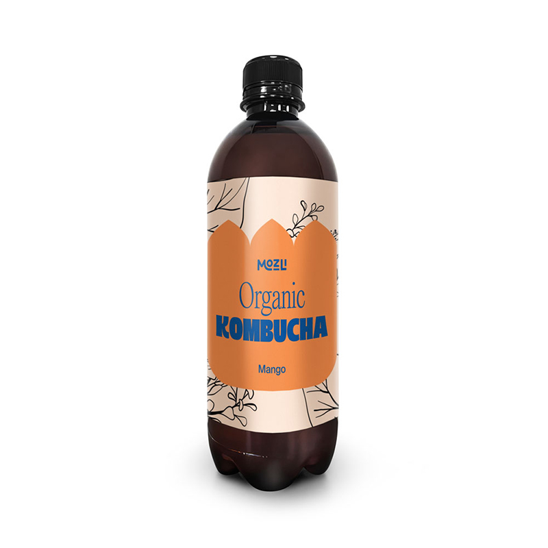 Mozli Kombucha Mango BIO nápoj 500ml