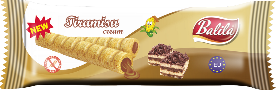 BALILA Trubičky kukuričné tiramisu 18 g