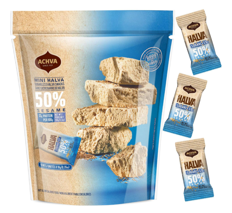 Achva Chalva Izrael mini kousky bez cukru 150g