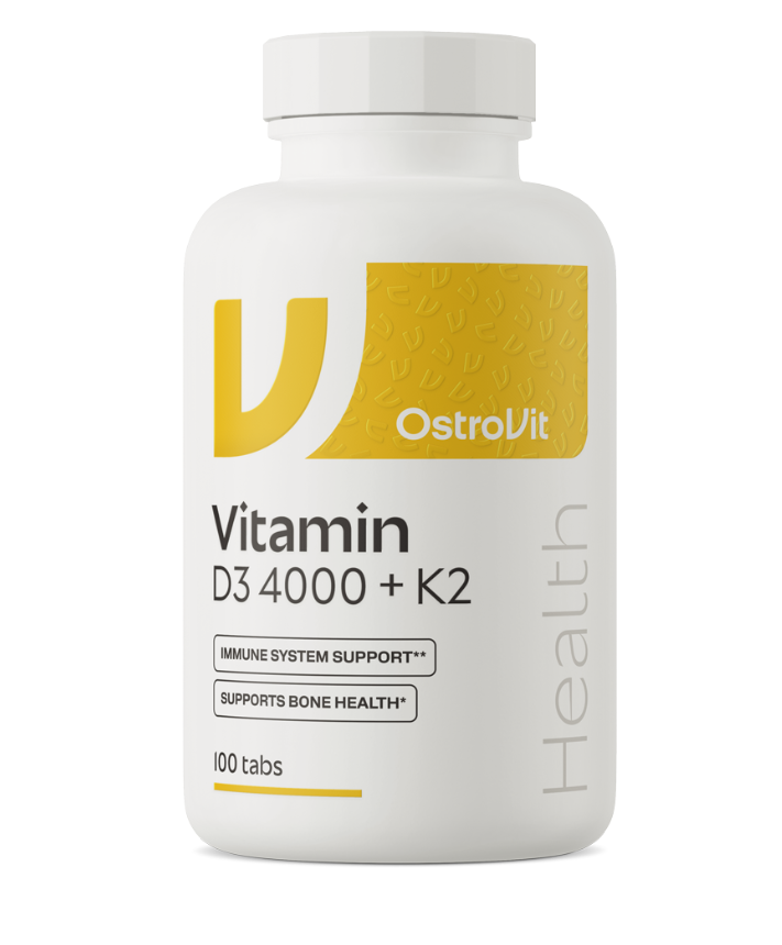 OstroVit Vitamin D3 4000 IU + K2 100 tablets