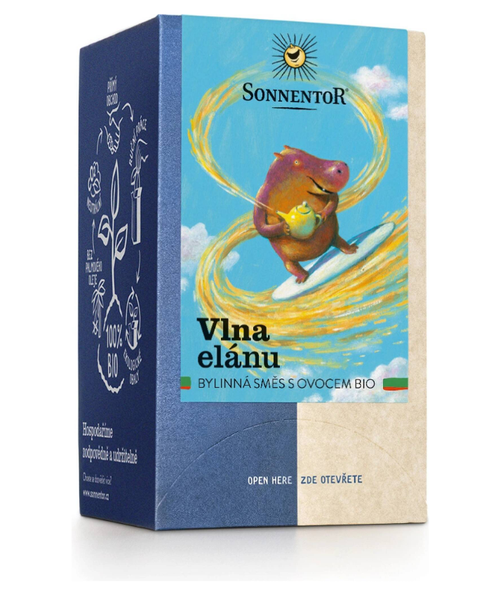 Sonnentor Vlna elánu porciovaný čaj BIO 23,4 g