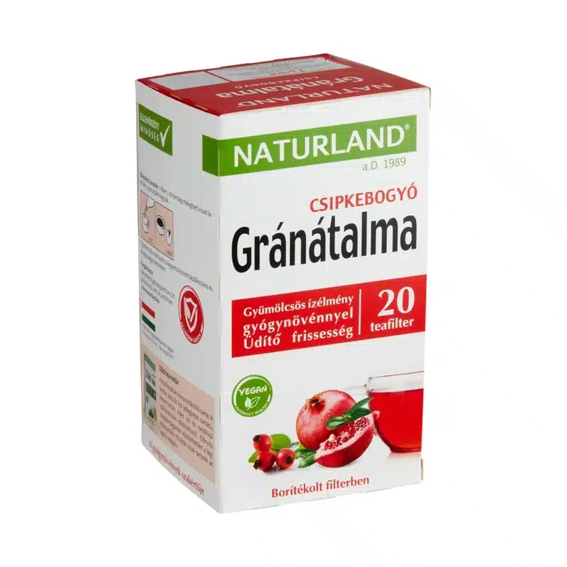 NATURLAND Ovocný porciovaný čaj z granátového jablka a šípky 40g (20x2g)