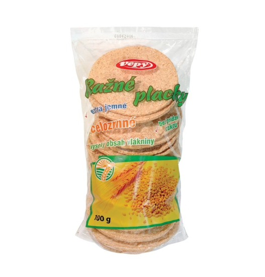 Vepy Ražné placky celozrnné 100 g
