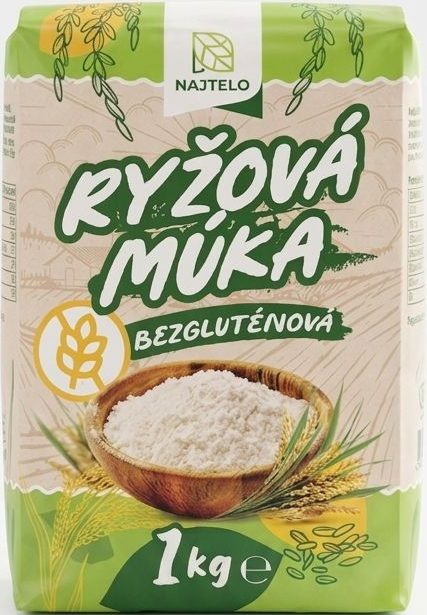 Najtelo ryžová múka bezgluténová 1kg