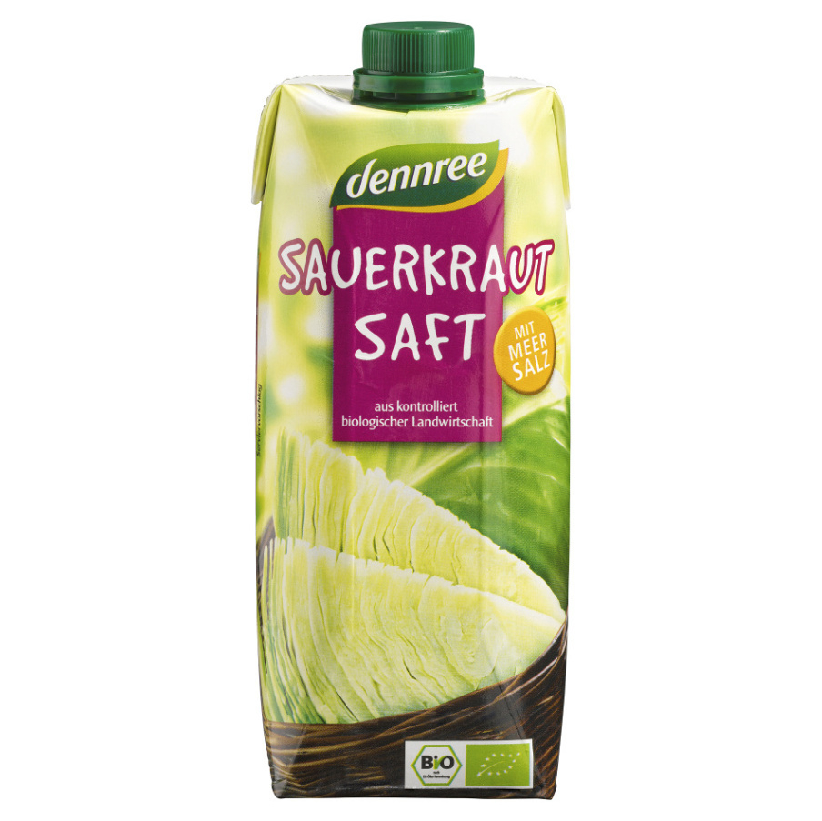 DENNREE Bio Šťava z kyslej kapusty 0,5 l