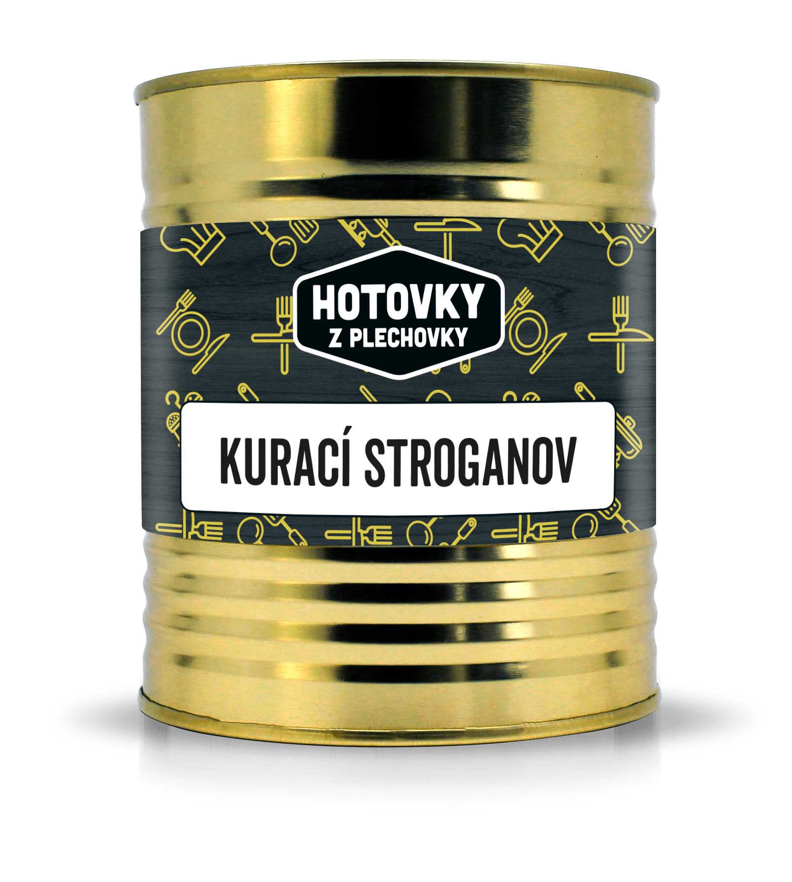 Hotovky z plechovky Kurací stroganov 800ml