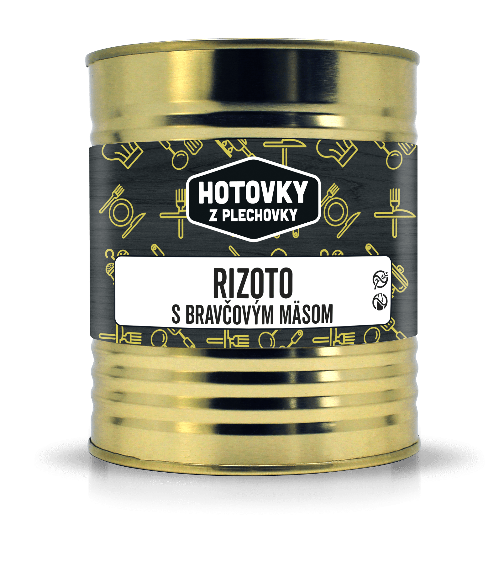 Hotovky z plechovky Rizoto s bravčovým mäsom 800ml