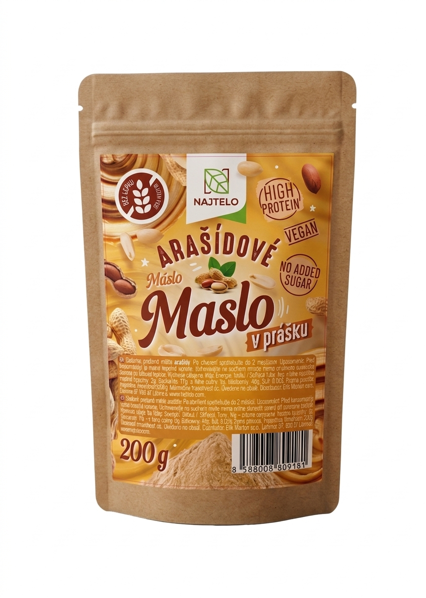Najtelo arašidové maslo v prášku 200g
