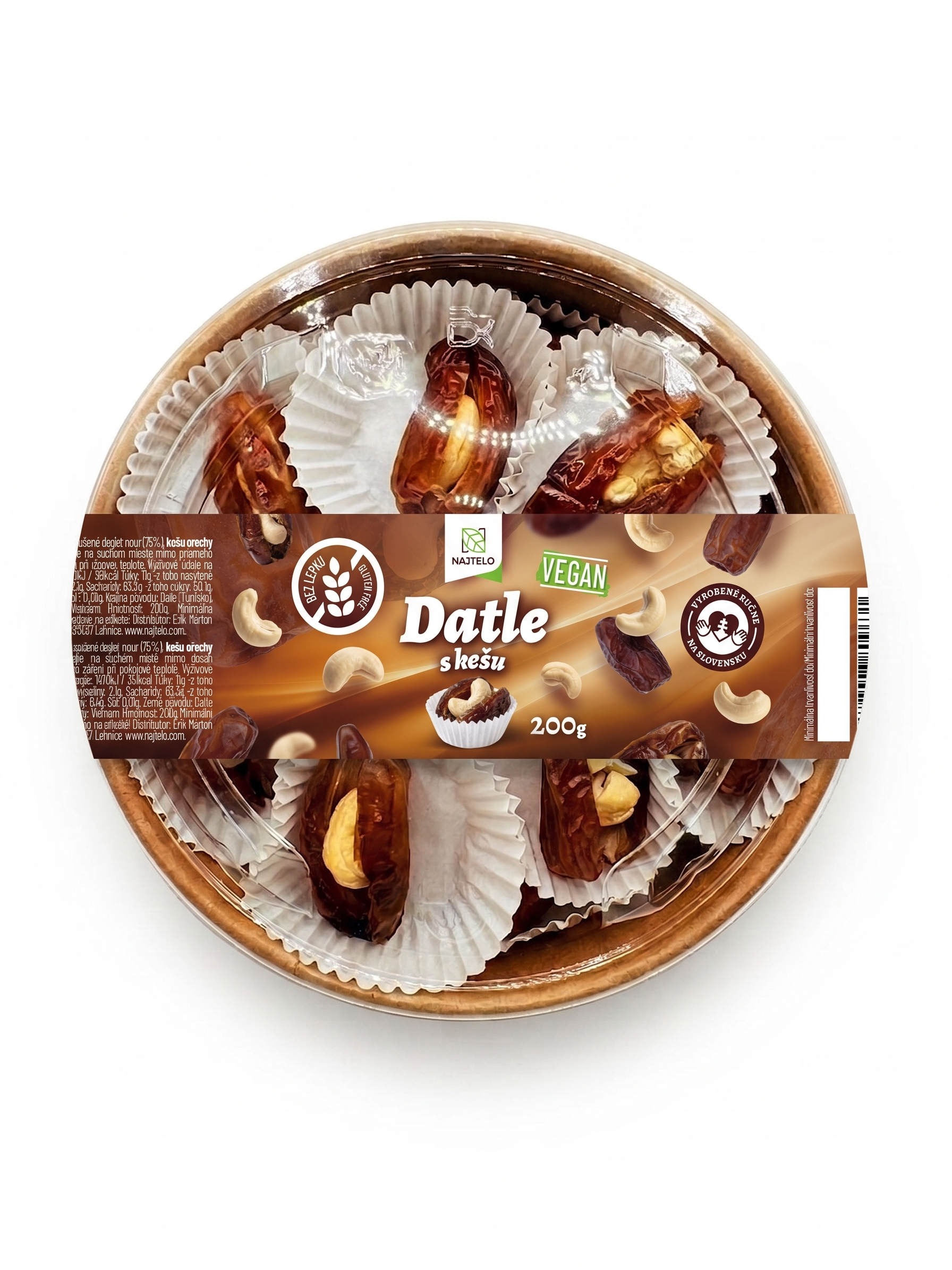 Najtelo Datle plnené kešu orechami 200g