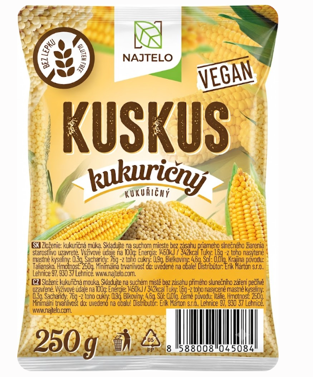 Najtelo kuskus kukuričný 250g