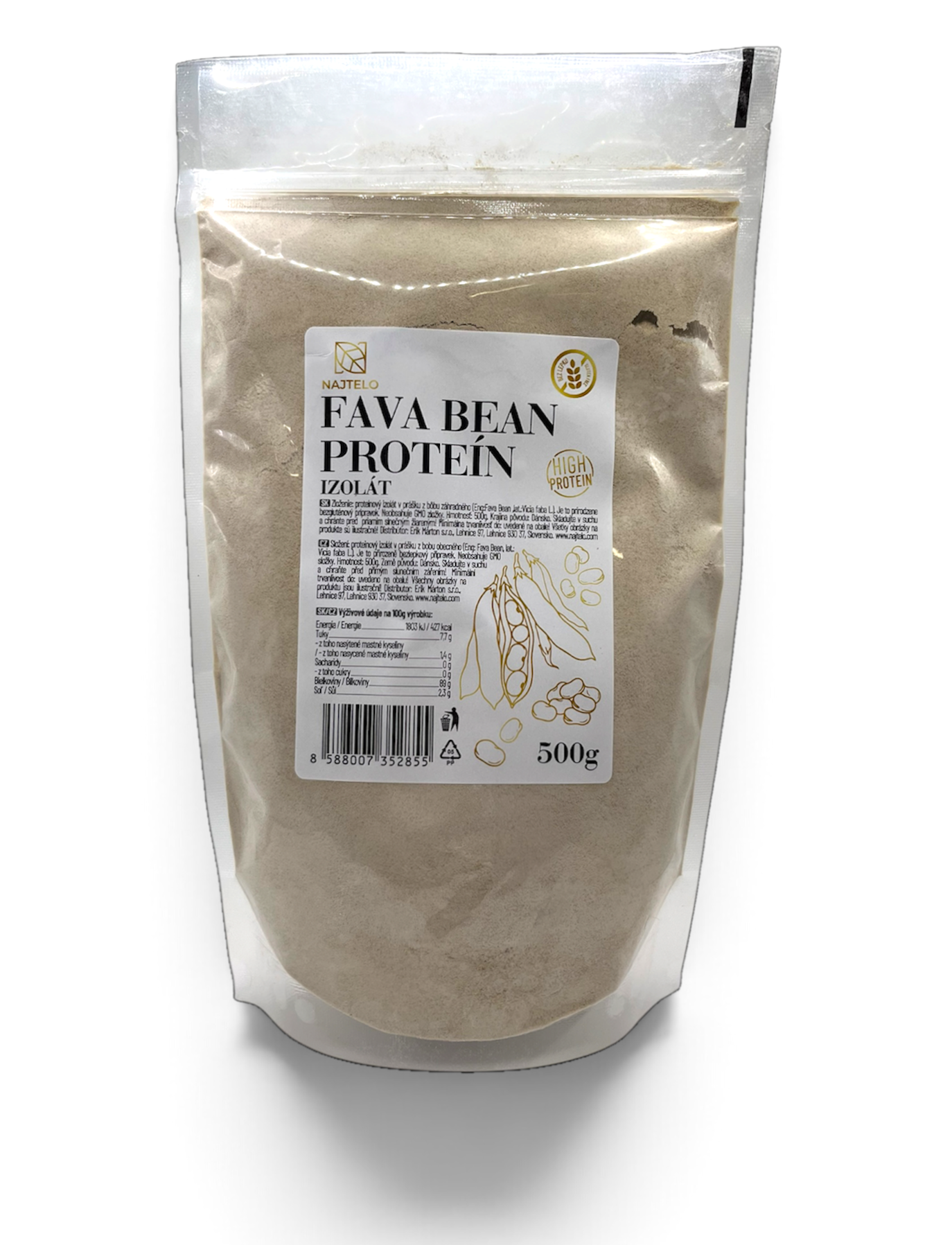 Najtelo FAVA bean proteín 500g